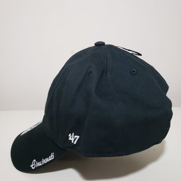 '47 Cincinnati Bearcats Clean Up Women's Adjustable Strapback Hat Cap Black New - Picture 4 of 11